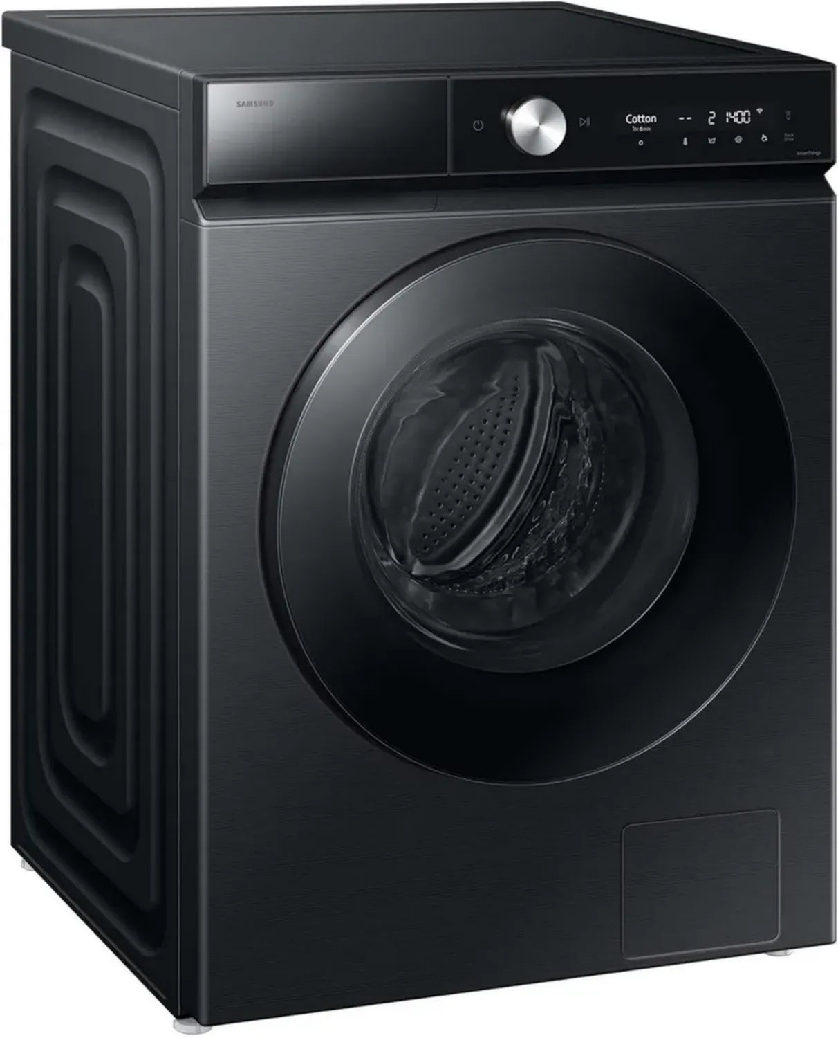 Samsung WD90DB8B85GBU2 Bespoke AI Waschtrockner, 9+6 kg, Energieklasse D/A, Waschmaschine und Trockner, QuickDrive, AI Ecobubble, Schwarz