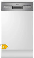 Amica EGSP 569 900 E Integrierter Geschirrspüler, 9 Maßgedecke, 3 Körbe, 4 Programme, AquaStop, 47 dB, Energieklasse E