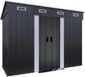 Metallgerätehaus mit Pultdach Denver, 3,28 m², Grau, robust und wetterbeständig