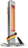 VASNER Infrarot Terrassenheizstrahler 2500W mit Fernbedienung - 4 Heizstufen für Outdoor