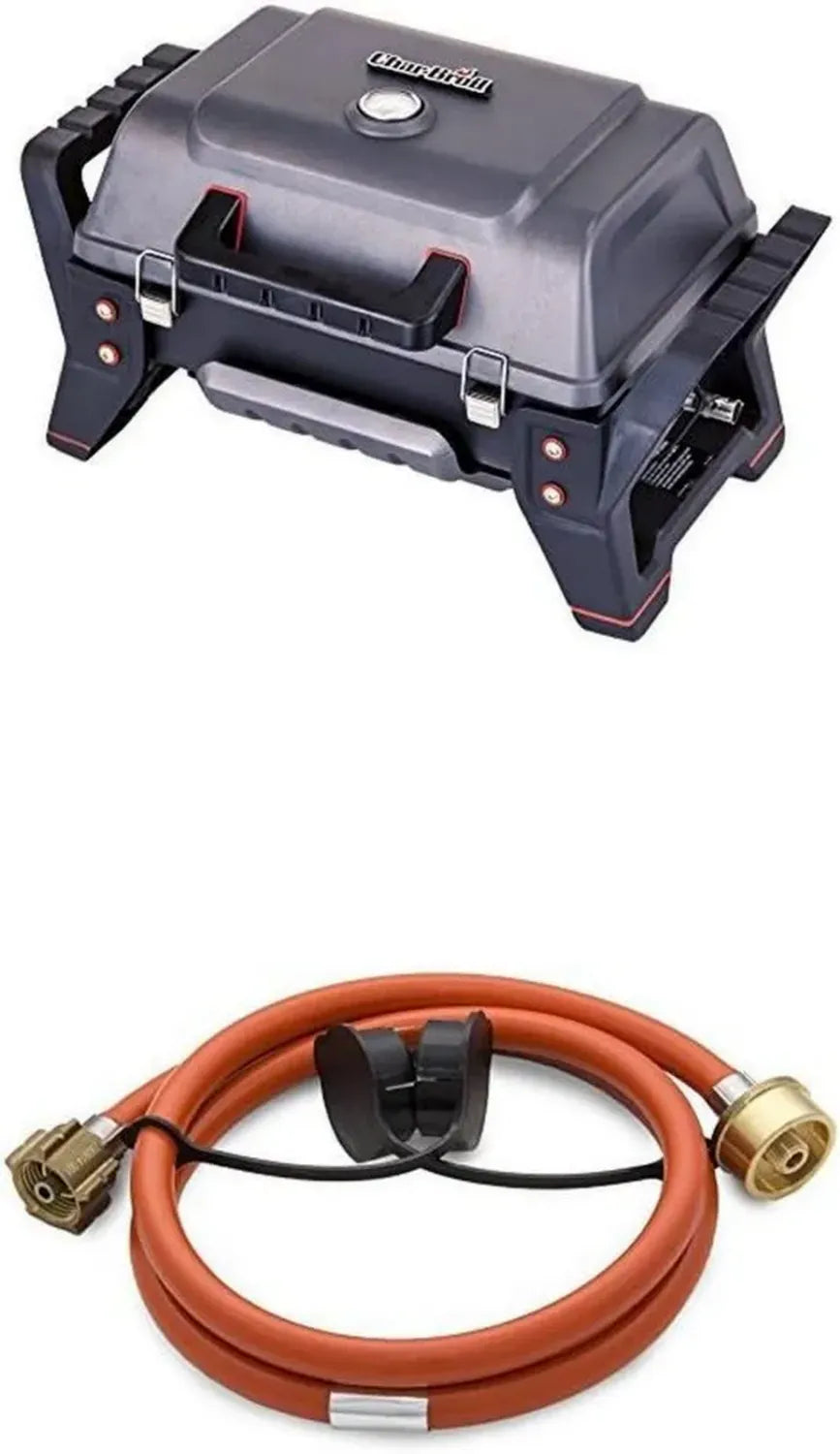 Char-Broil Grill2Go X200 - Tragbarer Gasgrill mit Adapterkit