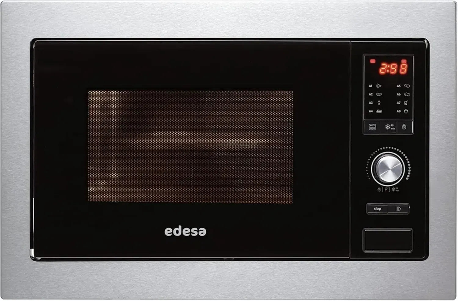 Edesa Einbau-Mikrowelle mit Grill, 60 cm, 25L, 900W, Quarzgrill 1000W