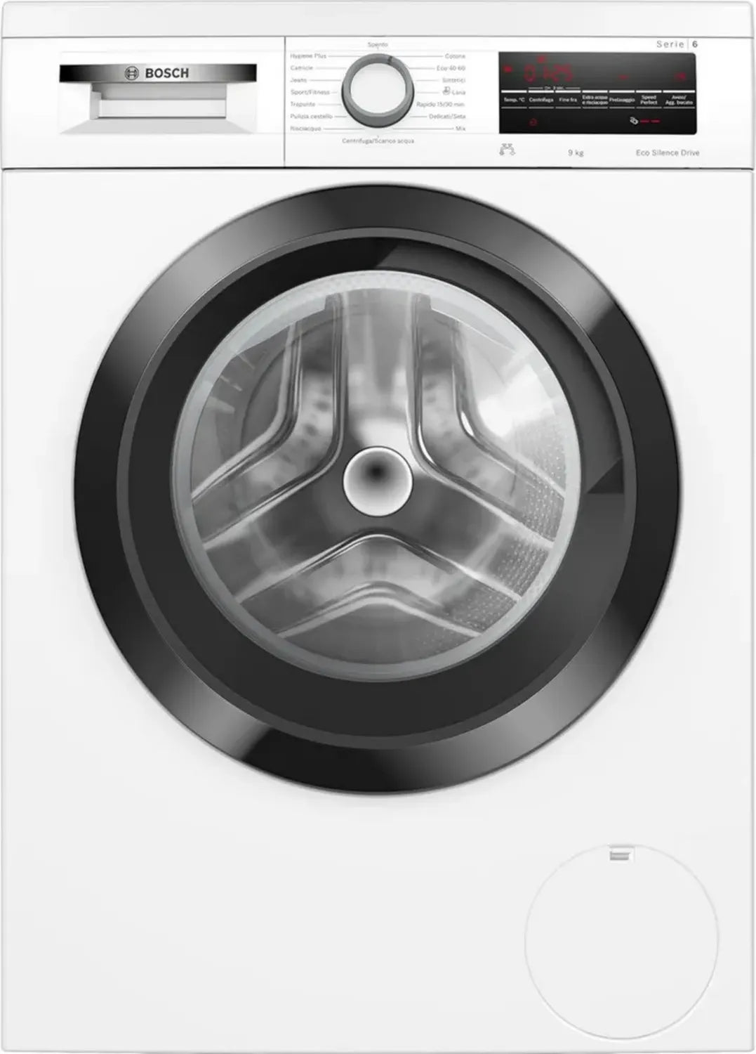 Bosch Serie 6 Waschmaschine 9 kg, 1400 U/min, HygienePlus, Frontlader, 60 cm, Energieeffizient