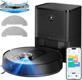 Proscenic Q8 Max+ Staubsaugerroboter mit 8000Pa Saugkraft, Wischfunktion und Lidar-Navigation, 200 Minuten Laufzeit, 3L Staubbeutel, intelligente Hindernisvermeidung, App- und Sprachsteuerung, geeignet für Teppiche und Hartböden