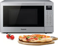 Panasonic NN-CT57JMGPG Inverter-Mikrowelle mit Grill und Heißluft, 1000W, 27L, kompakte Bauweise, Silber