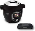 Krups CZ8568 Cook4Me+ Multikocher mit Smart-Waage, 1600W, 6L, App-kompatibel, Schwarz/Grau