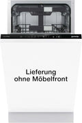 Gorenje GV583C10 45cm Vollintegrierter Geschirrspüler, 10 Einstellungen, TotalDry Automatik, ExtraHygiene & Überlaufschutz