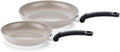 Fissler Ceratal Keramik-Pfannenset, 2-teilig, induktionsgeeignet, antihaftend, Grau (24+28 cm)