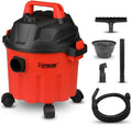 Leistungsstarker 800W Nass-Trockensauger mit 10L Behälter, Kupfermotor, robustem Kunststoffdesign - Perfekt für Haushalt und Werkstatt