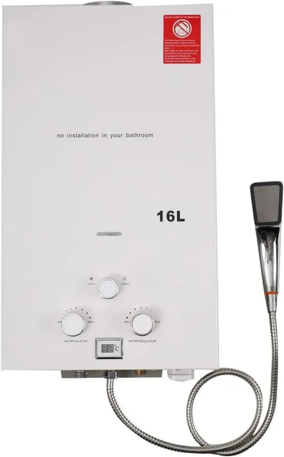 32KW Tragbarer Propangas-Durchlauferhitzer für Outdoor-Duschen mit CE-Zertifizierung
