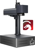 Monport 30W Faserlaser-Gravierer mit LightBurn, Hochgeschwindigkeitsgravur bis 10.000 mm/s, Präzise 2,5D-Metallgravur, Kompatibel mit BSLcad, Ideal für Schmuck und Glasbecher
