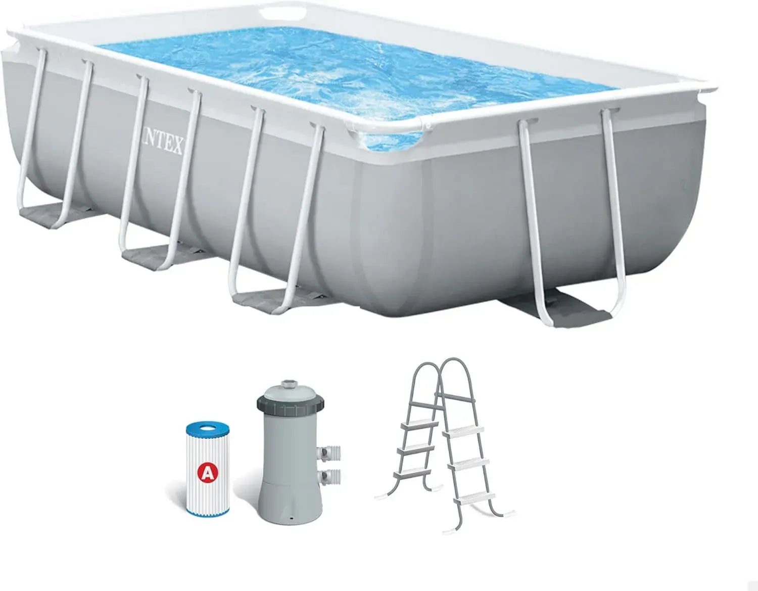 Intex Prism Frame Rechteckiger Pool-Set 3m x 1,75m x 0,8m