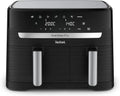 Tefal Easy Fry Doppelkamm-Heißluftfritteuse 8,3 L – 7 Programme, 2700 W, Extra-Crisp-Technologie, fettarme Zubereitung, energiesparend, spülmaschinengeeignet, Modell EY9018