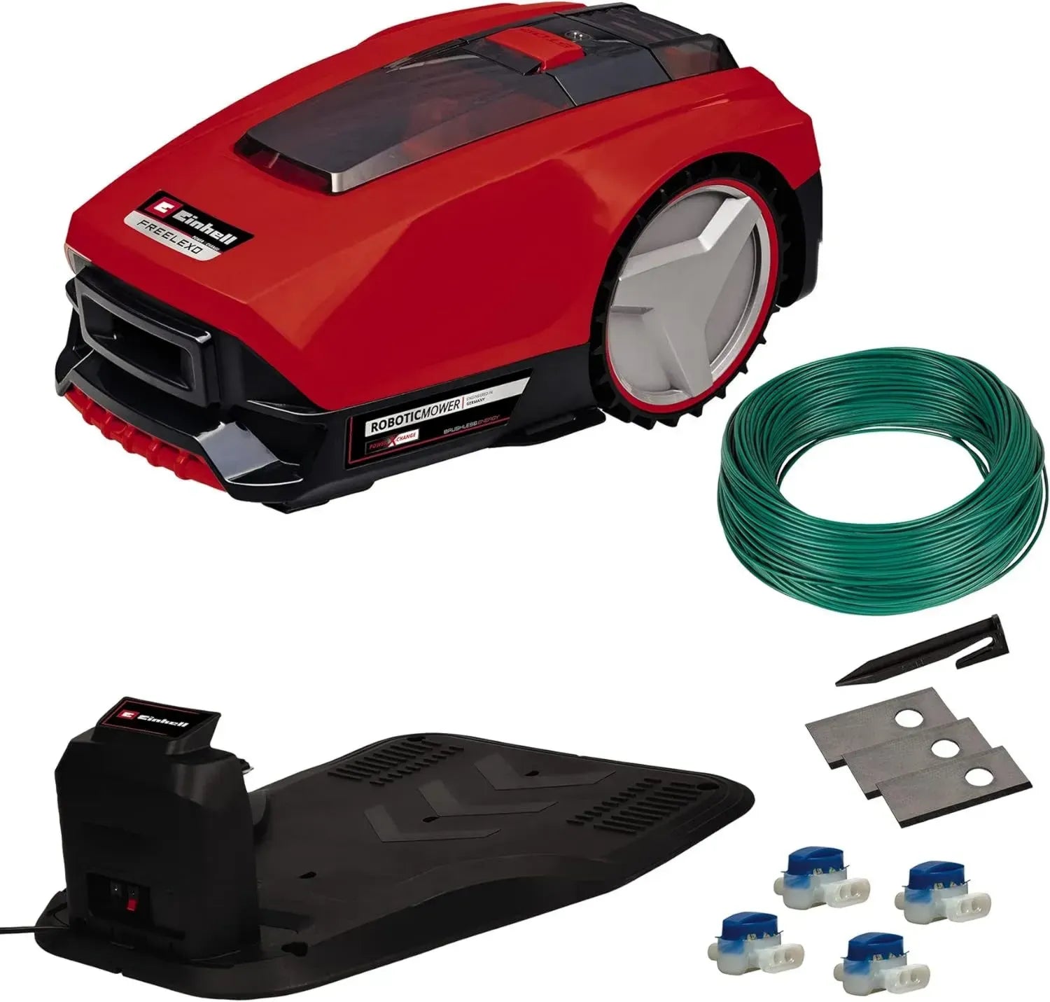 Einhell Mähroboter FREELEXO 300 Solo, 18V, für 300m², mit Installationszubehör, ohne Akku